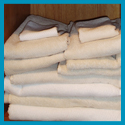 Subject: Organic cotton towels; Location: Home Environment, Madison, WI; Date: Winter 2003; Photographer: Renata Grillova Vail